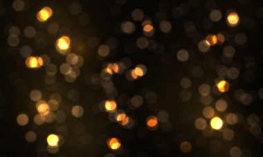 Işık parlayan bokeh ışıkları, toz parçacıkları