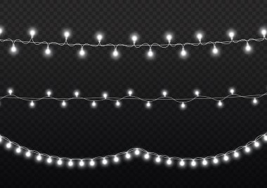 Parlayan ışıklar çelenk Noel, yol gösteren neon lamba. 