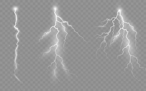 Fermuar seti, gök gürültülü fırtına ve yıldırım etkisi.