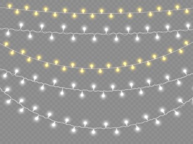 Parlayan ışıklar çelenk Noel, yol gösteren neon lamba. 