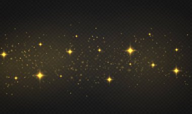 Işık parlayan bokeh ışıkları, toz parçacıkları