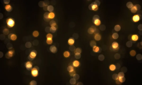 Leuchtende Bokeh-Lichter, Staubpartikel — Stockvektor