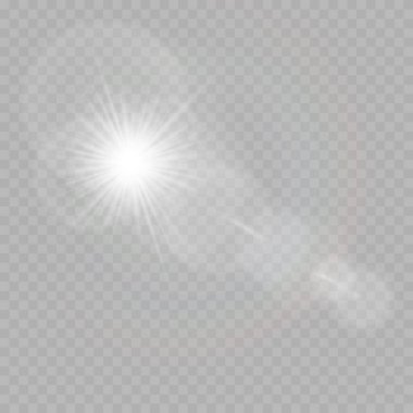 Parlak ışıltılar, mercek parıltısı, güneş parıltısı..