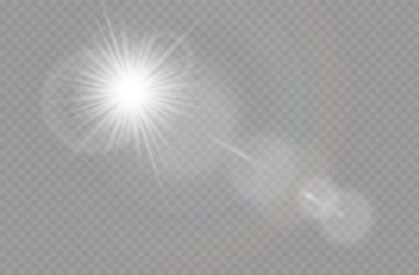 Parlak ışıltılar, mercek parıltısı, güneş parıltısı..