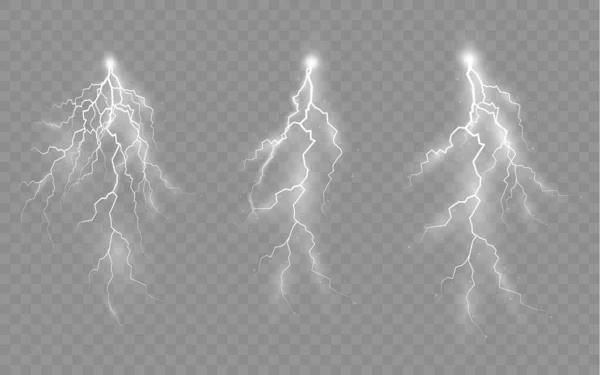 Fermuar seti, gök gürültülü fırtına ve yıldırım etkisi.