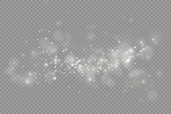 Işıldayan sihirli toz parçacıkları bokeh, ışık efekti