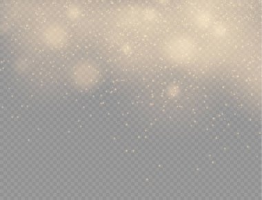 Sarı toz yıldız kıvılcımları, Noel ışığı etkisi.