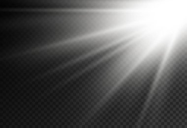 Güneş ışığı, güneş ışınları, beyaz ışık. 