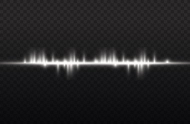 Yatay ışık ışınları, parlayan beyaz yatay çizgi