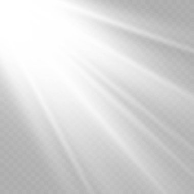 Güneş ışığı, güneş ışınları, beyaz ışık. 