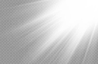 Güneş ışığı, güneş ışınları, beyaz ışık. 