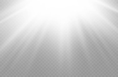 Güneş ışığı, güneş ışınları, beyaz ışık. 