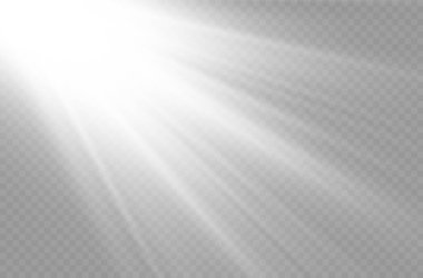 Güneş ışığı, güneş ışınları, beyaz ışık. 