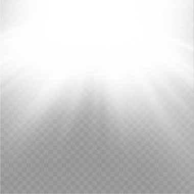 Güneş ışığı, güneş ışınları, beyaz ışık. 