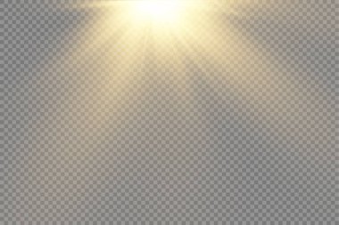 Sarı spot ışığı, projektör ışığı efekti.