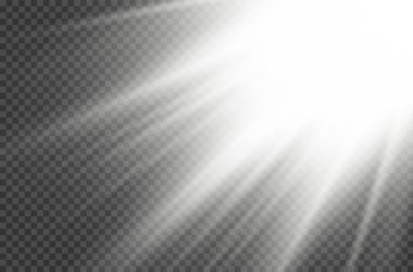 Güneş ışığı, güneş ışınları, beyaz ışık. 