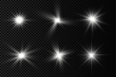 Parlayan beyaz ışık, patlayan güneş ışınları..