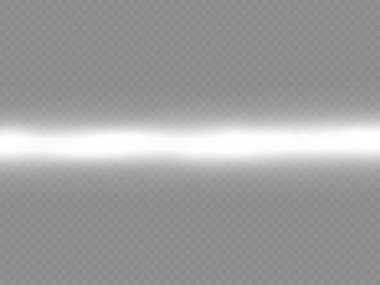 Yatay ışık ışınları, parlayan beyaz yatay çizgi