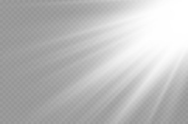 Güneş ışığı, güneş ışınları, beyaz ışık. 