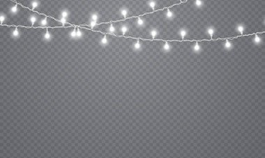 Parlayan ışıklar çelenk Noel, yol gösteren neon lamba. 