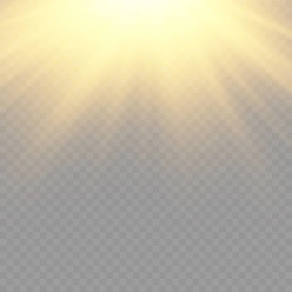 Sonnenlicht mit heller Explosion, Sonnenlicht. — Stockfoto