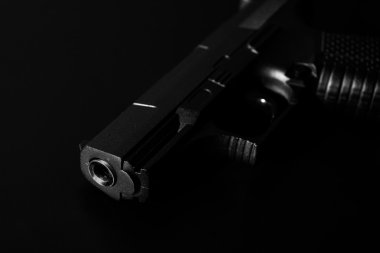 Airsoft 9mm gun clipart