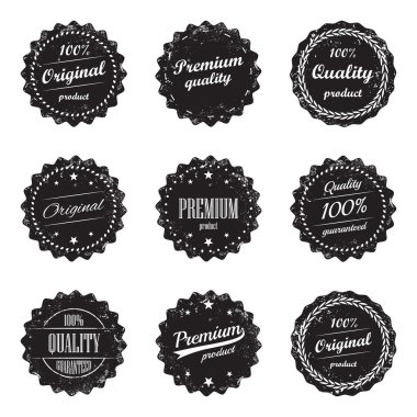Vintage ürün etiketleri ve işaretler - üstün kaliteli ve en iyi ürün koleksiyonu