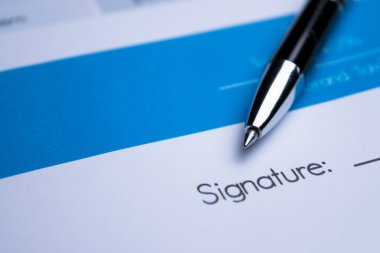 bir sözleşme imzalama anlaşması-