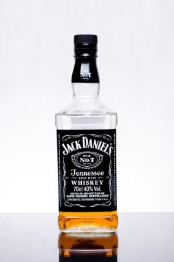 Daniels bottle isolated over white background