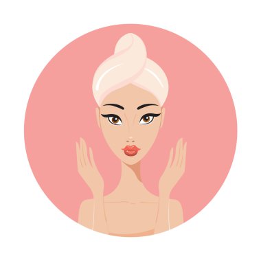 Güzel Asyalı kadın 