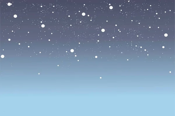 Fondo Invierno Copos Nieve Estilo Abstracto Nieve Cayendo Papel Pintado — Vector de stock