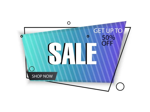 Vektorbanner Mega Sale Tag Rabatt Begrenztes Sonderangebot Super Mega Deal — Stockvektor