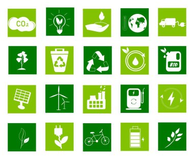 eco kare vektör çizimi