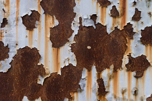 Grunge Rusted Metal Texture Rust Oxidized Metal Painted Steel Rusty — Stock Photo, Image