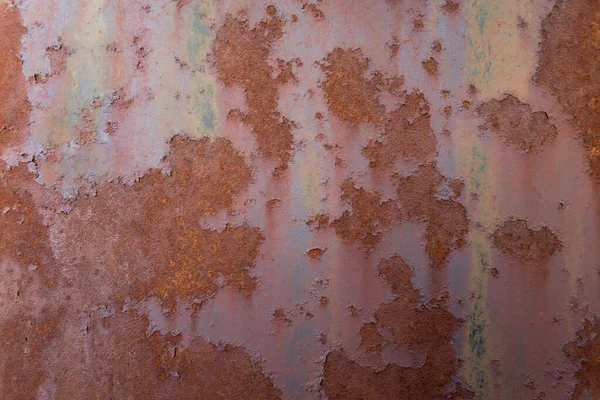 Grunge Rusted Metal Texture Rust Oxidized Metal Red Painted Steel — Stock Photo, Image