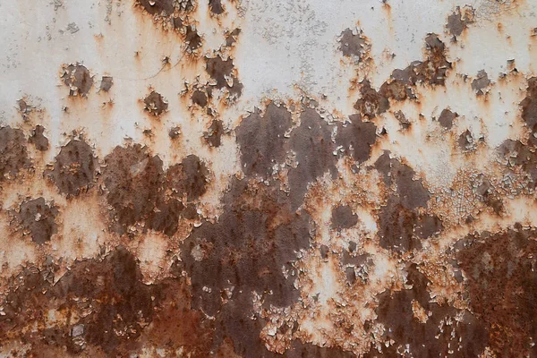 Grunge Rusted Metal Texture Rust Oxidized Metal Painted Steel Rusty — Stock Photo, Image
