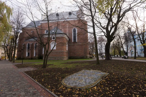 Drohobytsch Ukraine November 2020 Kirche Bartholomäus Jahrhundert Gotische Barocke Architektur — Stockfoto