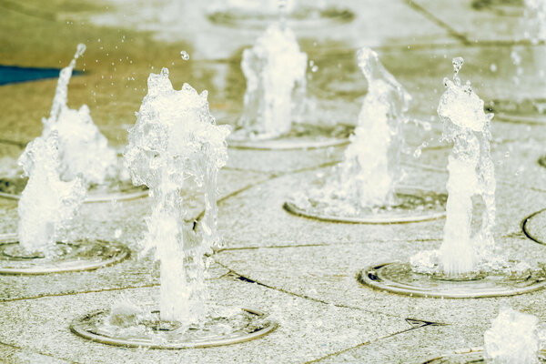 water up from the ground