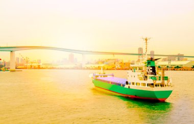 Kargo gemileri bağlantı noktasına boşaltma mallar için gidiyorduk. Japonya