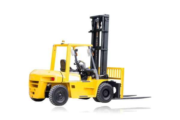 Forklift truck isolated on white background — Stock Photo, Image