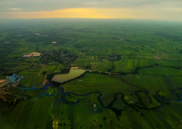 The meandering of the river basin information.THAILAND