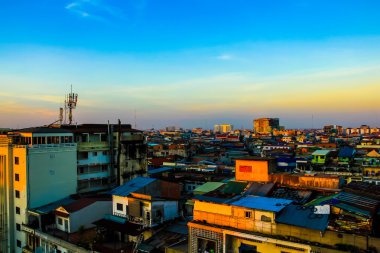 Phnom Penh şehir sabah, Kamboçya