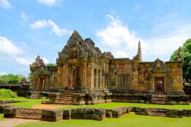 prasat Muang Tam is a Khmer temple in Prakhon Chai district, Bur clipart