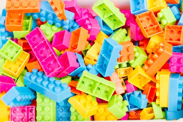 Műanyag játék blokkok — Stock Fotó