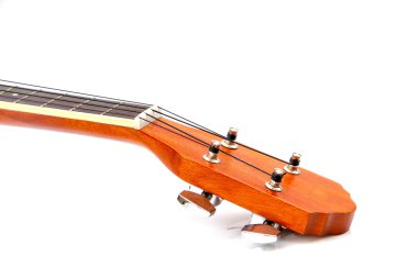 Beyaz arka plan üzerinde izole ukulele gitar