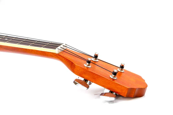 Gitara ukulele na białym tle — Zdjęcie stockowe