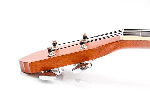 Beyaz arka plan üzerinde izole ukulele gitar — Stok fotoğraf