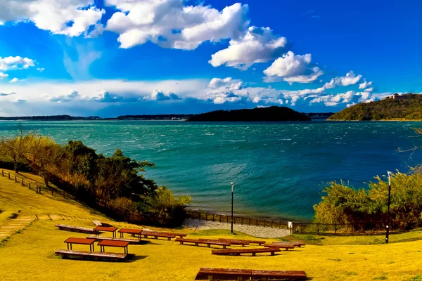 Göl Hamana Shizuoka Prefecture Japonya'nın onuncu büyük gölüdür