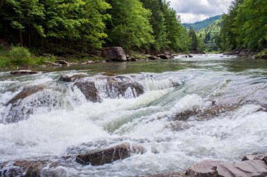 Waterfal Karpat Dağları'nda