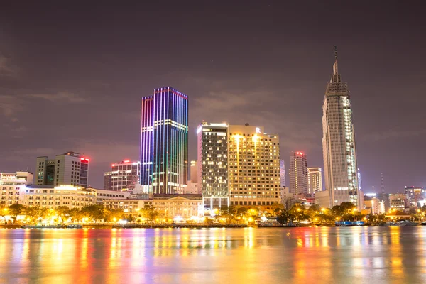 HO CHI MINH CITY, VIETNAM, 14 AGOSTO 2015 Ho Chi Minh Riverside —  Fotos de Stock